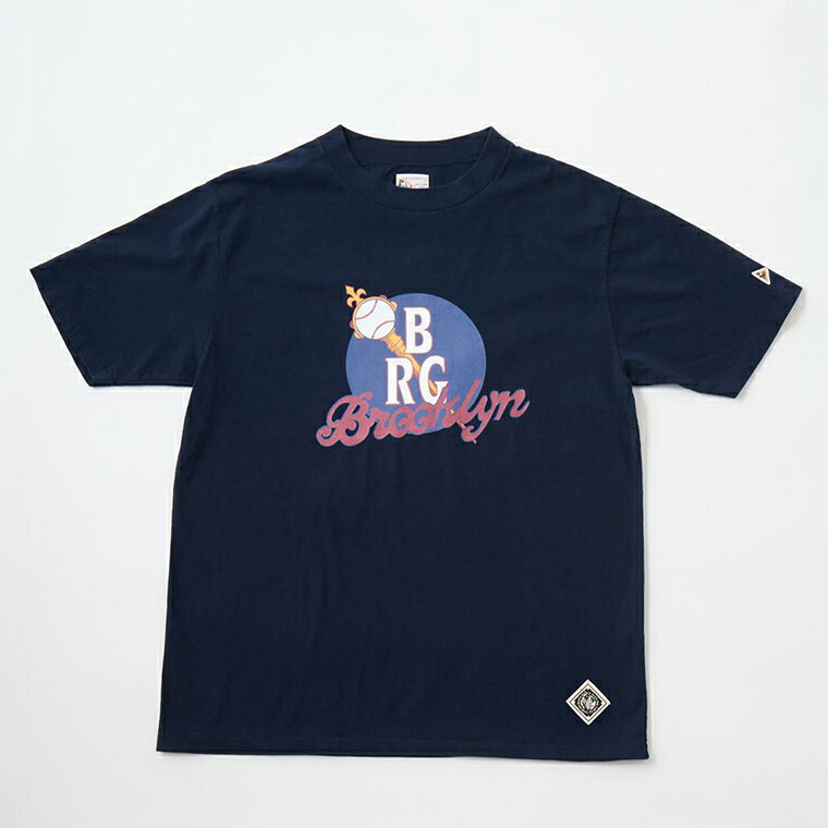 Rakuten - FELCO (フェルコ) S/S HI CREW TEE 5oz 30SINGLE CALIFORNIA JERSEY BROOKLYN ROYAL GIANTS - A.NAVY ニグロリーグ Tシャツ メンズ