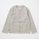 【セール】FELCO (フェルコ) 4PATCH POCKET CARDIGAN SUPER HARD JERSEY - HEATHER GREY カーディガン メンズ