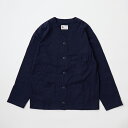 【セール】FELCO (フェルコ) 4PATCH POCKET CARDIGAN SUPER HARD JERSEY - ITALAN NAVY カーディガン メンズ’