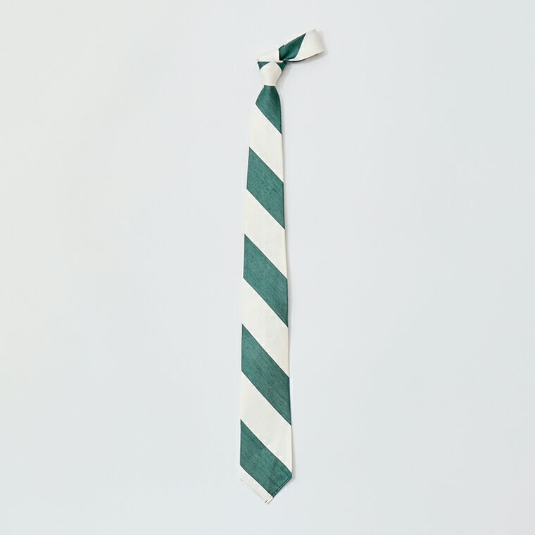 ディーシーホワイトのその他のアイテムはこちら その他小物はこちらヴィンテージタイ 日本製 D.C. WHITE (ディーシーホワイト) VINTAGE TIE - GREEN_WHITE D.C. WHITE（ディーシーホワイト）のVINT...