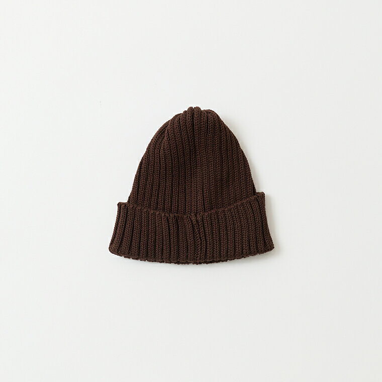 Rakuten - HIGHLAND 2000 (ハイランド2000) 2×1 COTTON SHORT WATCH CAP - DK CHOCOLATE コットン ニットキャップ