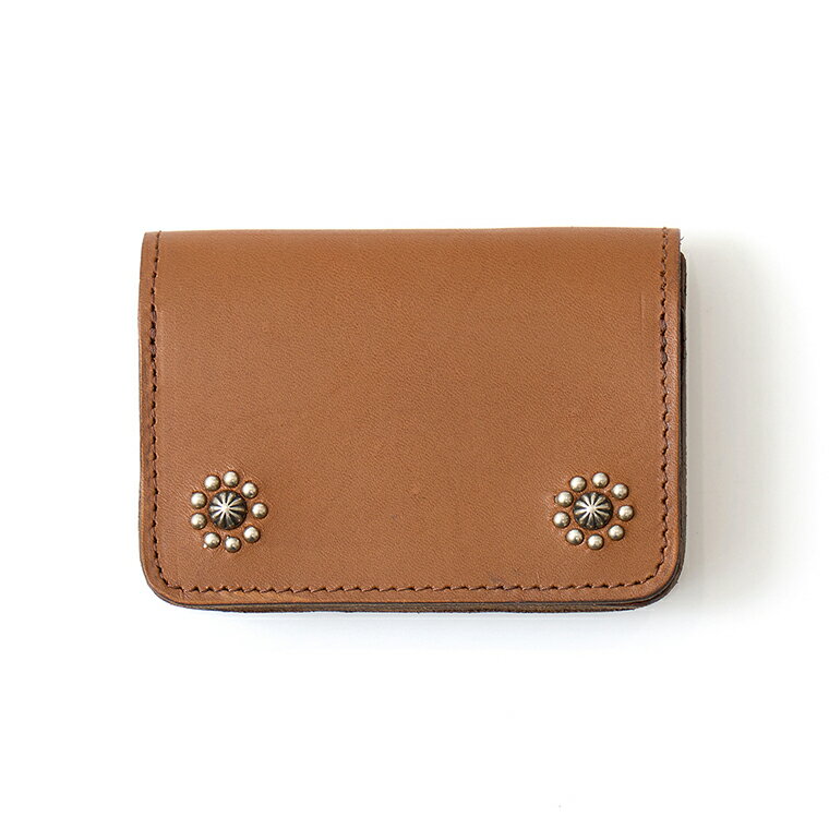 Rakuten - HTC (エイチティーシー) MULTIPLE FLOWER UMBRELLA CARD CASE - Lt BROWN メンズ アメリカ製 カードケース