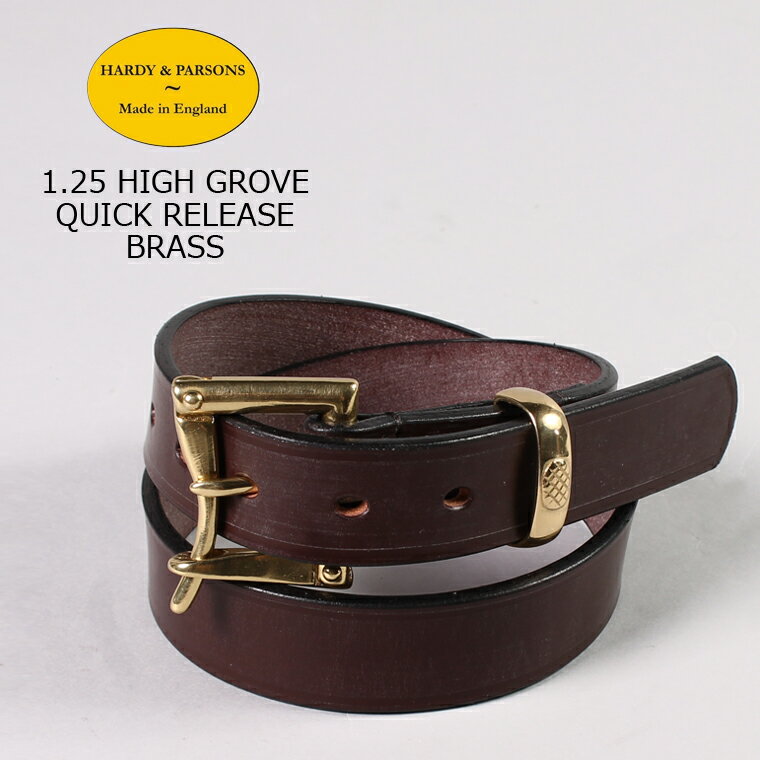 HARDY & PARSONS(ハーディアンドパーソンズ) 1.25 HIGH GROVE QUICK RELEASE-BRASS / CHESTNUT