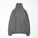 WILLIAM LOCKIE (ウィリアム ロッキー) LAMBSWOOL JUMPER ROLL NECK SWEATER - CLIFF