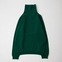 WILLIAM LOCKIE (ウィリアム ロッキー) LAMBSWOOL JUMPER ROLL NECK SWEATER - COSSACK