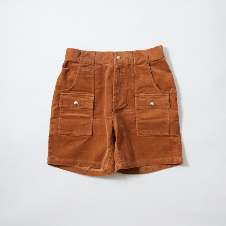 楽天ExplorerFELCO （フェルコ） CORDUROY BUSH SHORT 21W STRETCH CORDUROY - RUST BROWN サマーコーデュロイ ショーツ メンズ