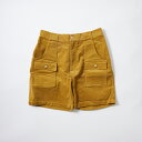 FELCO (フェルコ) CORDUROY BUSH SHORT 21W STRETCH CORDUROY - KHAKI MUSTARD ハーフパンツ メンズ