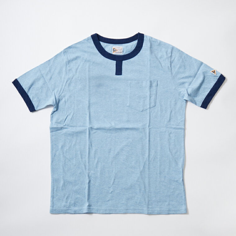 FELCO (ե륳) S/S ROWING CREW POCKET TEE ORGANIC COTTON 30/1 JERSEY - B...