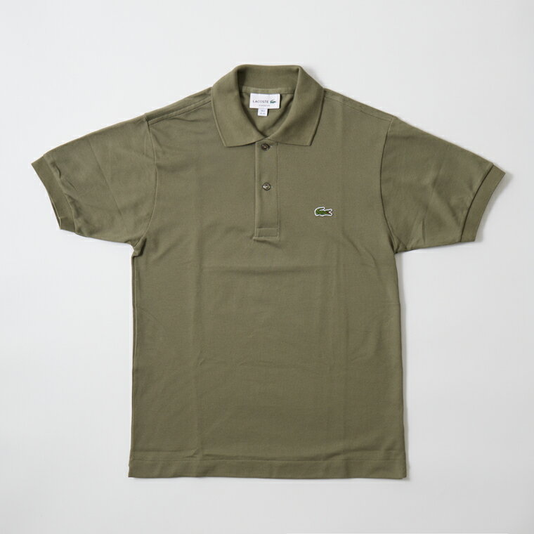 並行輸入品 FRANCE LACOSTE (フランスラコステ) S/S PIQUE POLO - 316 TANK VERT KHAKI フララコ ポロシャツ メンズ