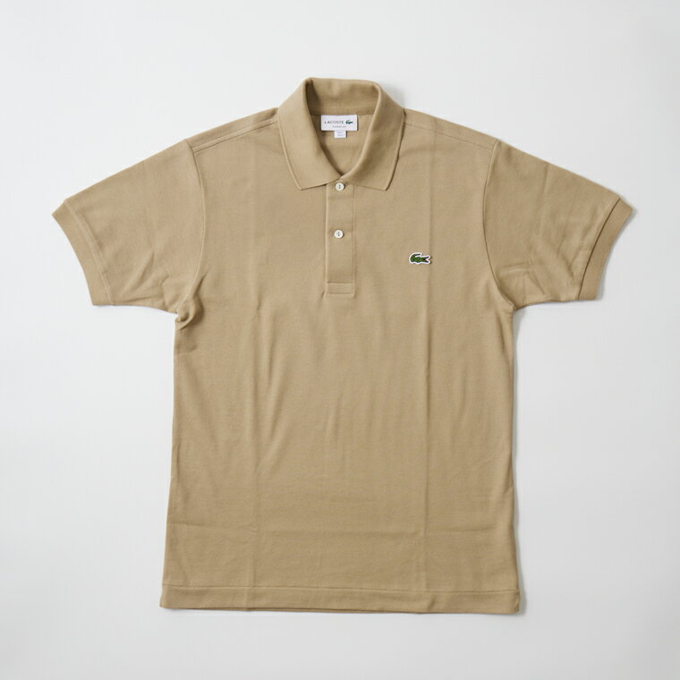 ラコステ [並行輸入品] FRANCE LACOSTE (フランスラコステ) S/S PIQUE POLO - CB8 BEIGE LION フララコ ポロシャツ メンズ