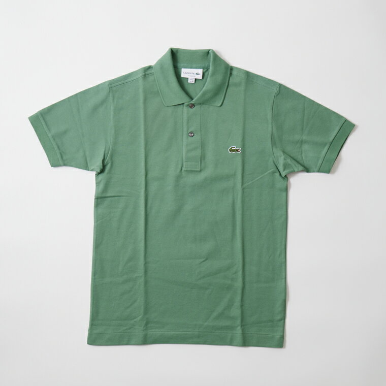 ラコステ [並行輸入品] FRANCE LACOSTE (フランスラコステ) S/S PIQUE POLO - KX5 ASH TREE VERT KHAKI フララコ ポロシャツ メンズ