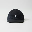 FELCO (フェルコ) STITCHED TWILL BB CAP EMBROIDERY SMALL F - 10 BLACK_F NATURAL ベースボールキャップ メンズ レディース