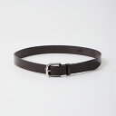 BEORMA LEATHER COMPANY (ベオーマレザーカンパニー) BRIDLE LEATHER 28mm UNLINED BELT - DARK BROWN レザーベルト メンズ
