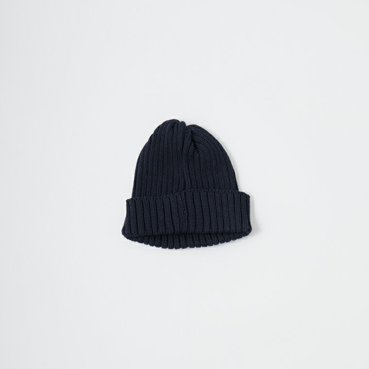 Rakuten - HIGHLAND 2000 (ハイランド2000) 2×1 COTTON SHORT WATCH CAP - RICH NAVY コットン ニットキャップ