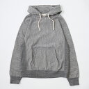 FELCO (フェルコ) 12oz TERRY INVERSE WEAVE PULLOVER PARKA - CHARCOAL HEATHER パーカー メンズ...