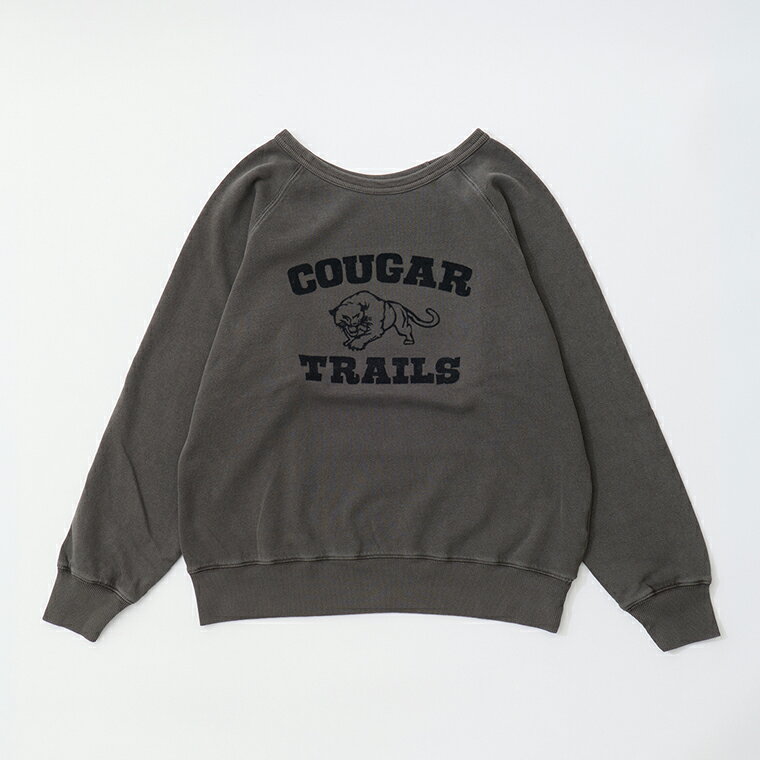 MIXTA (�ߥ�����) L/S CREW NECK RAGLAN SWEAT SHIRT COUGAR - VINTAGE BLACK ����ꥫ�� �ȥ졼�ʡ�...