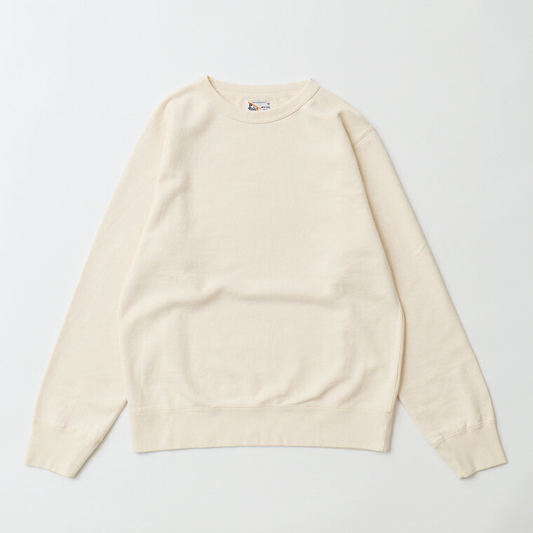 Rakuten - FELCO (フェルコ) 10oz LIGHT WEIGHT FRENCH TERRY L/S CLASSIC FIT BINDER SET IN CREW - NATURAL スウェットシャツ メンズ