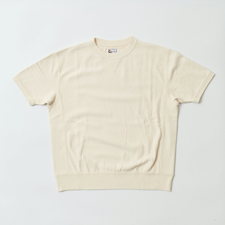 Rakuten - FELCO (フェルコ) 10oz LT WEIGHT FRENCH TERRY S/S INVERSE WEAVE SWEAT CLASSIC FIT - NATURAL 半袖 スウェット メンズ’