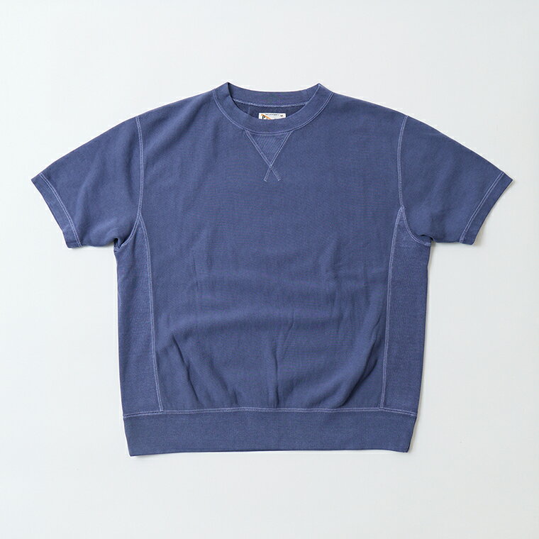 Rakuten - FELCO (フェルコ) 10oz LT WEIGHT FRENCH TERRY S/S INVERSE WEAVE SWEAT CLASSIC FIT - PGR NAVY 半袖 スウェット メンズ’