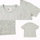 FELCO (フェルコ) S/S NEW INVERSE WEAVE TEE 7oz 18SINGLE JERSEY - HEATHER GREY Tシャツ メンズ アメカジ 3