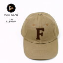 FELCO (tFR) TWILL BB CAP- TAN_F_BROWN x[X{[Lbv Y fB[X