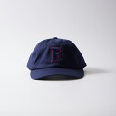 FELCO (フェルコ) TWILL BB CAP w/F EMBROIDERY - NAVY_F RED_NAVY_EMB ベースボールキャップ メンズ レディース
