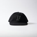 FELCO (tFR) TWILL BB CAP w/F EMBROIDERY - BLACK_F NATURAL_BLACK_EMB x[X{[Lbv Y fB[X