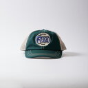 FELCO (tFR) PR TWILL BACK MESH BB CAP w/FELCO1922 WAPPEN - GREEN_NATURAL_MESH bVLbv Y fB[X