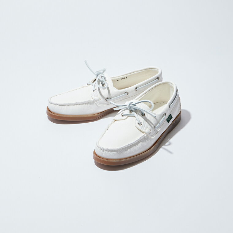 PARABOOT (パラブーツ) BARTH - CERF BLANC_MIEL SOLE デッキシューズ メンズ