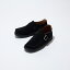 PADMORE&BARNS (パドモアアンドバーンズ) ONE PIECE MONK SUEDE - BLACK SUEDE モカシンシューズ メンズ