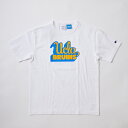 CHAMPION (`sI) T-1011 SHORT SLEEVE T SHIRT UCLA - 010 WHITE vgTVc Y
