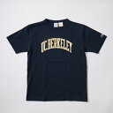 CHAMPION (チャンピオン) T-1011 SHORT SLEEVE T SHIRT UC BERKELEY - 370 NAVY プリントTシャツ メンズ