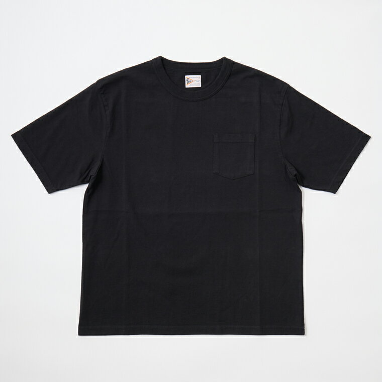 Rakuten - FELCO (フェルコ) S/S BINDER NECK POCKET TEE 7oz 16SINGLE RUFFY JERSEY - BLACK Tシャツ メンズ