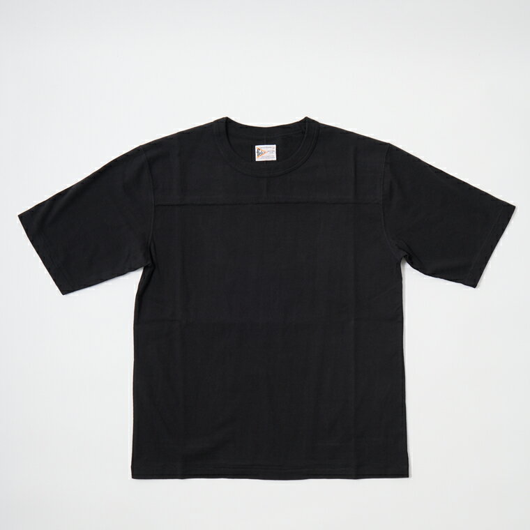 Rakuten - FELCO (フェルコ) H/S FOOTBALL TEE 7oz 16SINGLE RUFFY JERSEY - BLACK フットボールTシャツ メンズ’