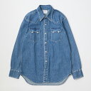 WORKERS (ワーカーズ) WESTERN SHIRT 9.5oz DENIM WASHED - INDIGO ウエスタンシャツ メンズ