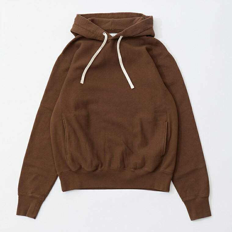 Rakuten - FELCO (フェルコ) 16oz TERRY CLASSIC FIT INVERSE WEAVE SWEAT HOODED PULLOVER - D.BROWN パーカー メンズ