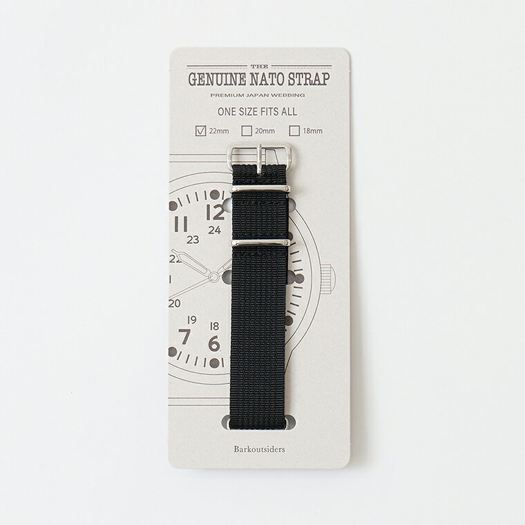 Rakuten - Barkoutsiders (バークアウトサイダーズ) GENUINE NATO STRAP FOR NYLON 
