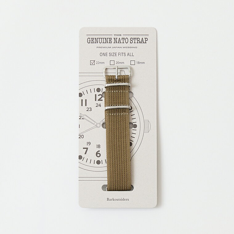 Rakuten - Barkoutsiders (バークアウトサイダーズ) GENUINE NATO STRAP FOR NYLON 