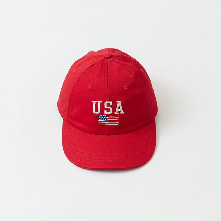 Rakuten - COOPERS TOWN (クーパーズタウン) CHINO TWILL WASHED CAP USA - RED アメリカ製 ベースボールキャップ メンズ