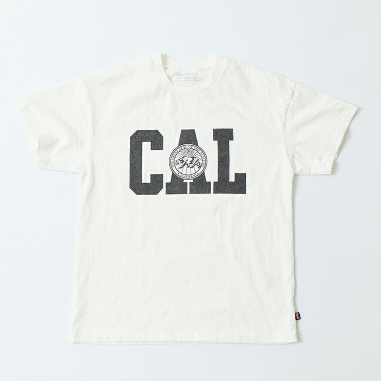 Rakuten - SLOPPY SUPPLY (スラッピーサプライ) NEO VINTAGE S/S PRINT TEE CAL - WHITE アメリカ製 Tシャツ メンズ