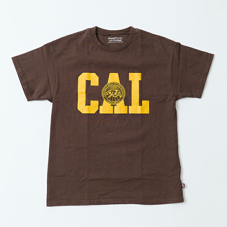 Rakuten - SLOPPY SUPPLY (スラッピーサプライ) NEO VINTAGE S/S PRINT TEE CAL - BROWN アメリカ製 Tシャツ メンズ