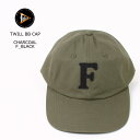 FELCO (tFR) TWILL BB CAP - CHARCOAL GREY_F BLACK x[X{[Lbv Y fB[X