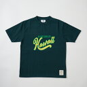 yFELCOJbWTtFA 撅100l t g[gobOv[gzFELCO (tFR) S/S HI CREW TEE HAWAII RAINBOWS - DK GREEN JbWvg TVc Y