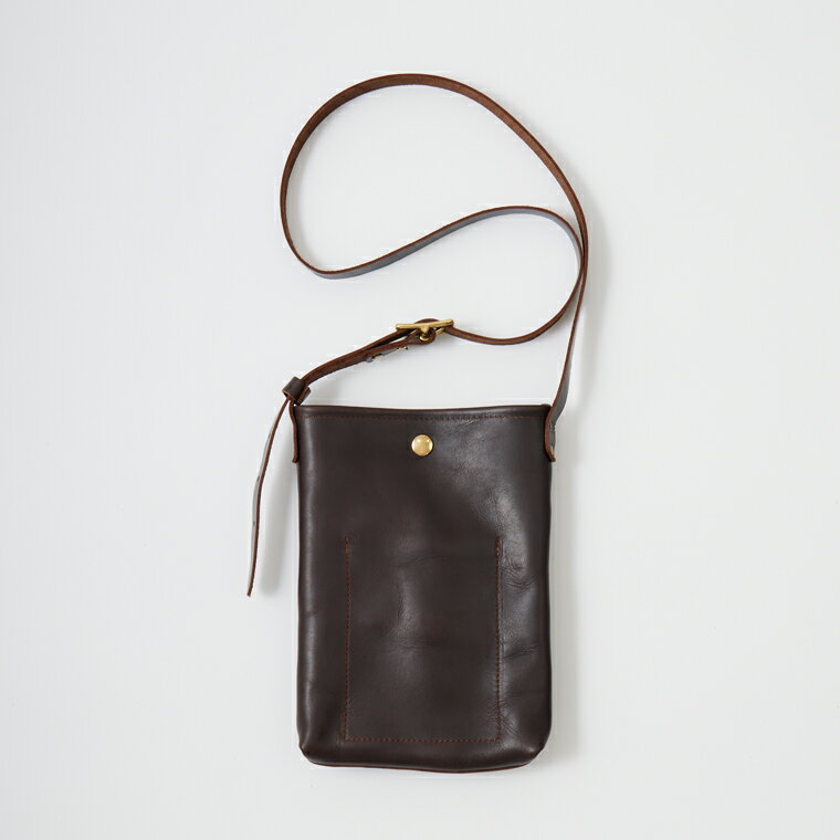 HERITAGE LEATHER (ヘリテイジレザー) LEATHER SACOCHE BAG - BROWN LATIGO Explorer別注レザー サコッシュ メンズ 2