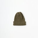 HIGHLAND 2000 (ハイランド2000) 2×1 WATCH CAP ALPACA BRITISH WOOL - OLIVE