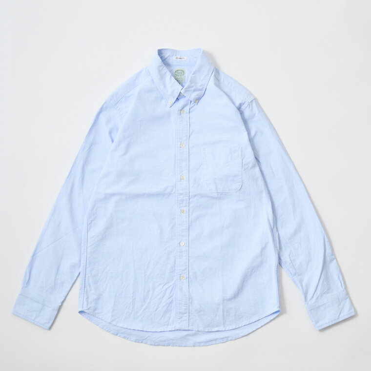 Rakuten - KEATON CHASE USA (キートンチェイスUSA) L/S CLASSIC FIT BD SHIRT PREMIUM OXFORD - LT BLUE オックスフォードシャツ メンズ