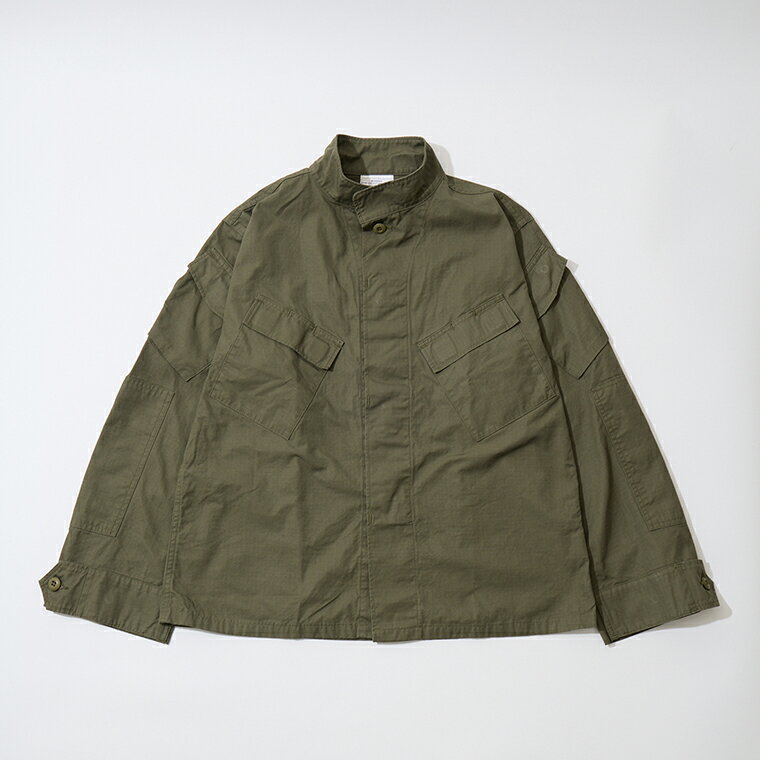 Coverall - WORKERS (ワーカーズ) FIELD SHIRT RIPSTOP - OD カバーオール メンズ