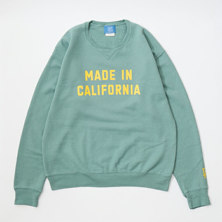 Rakuten - CALIFOLKS (カリフォークス) MADE IN CALIFORNIA COMFORT WASH CREW NECK SWEAT SHIRT - GREEN スウェット トレーナー メンズ’
