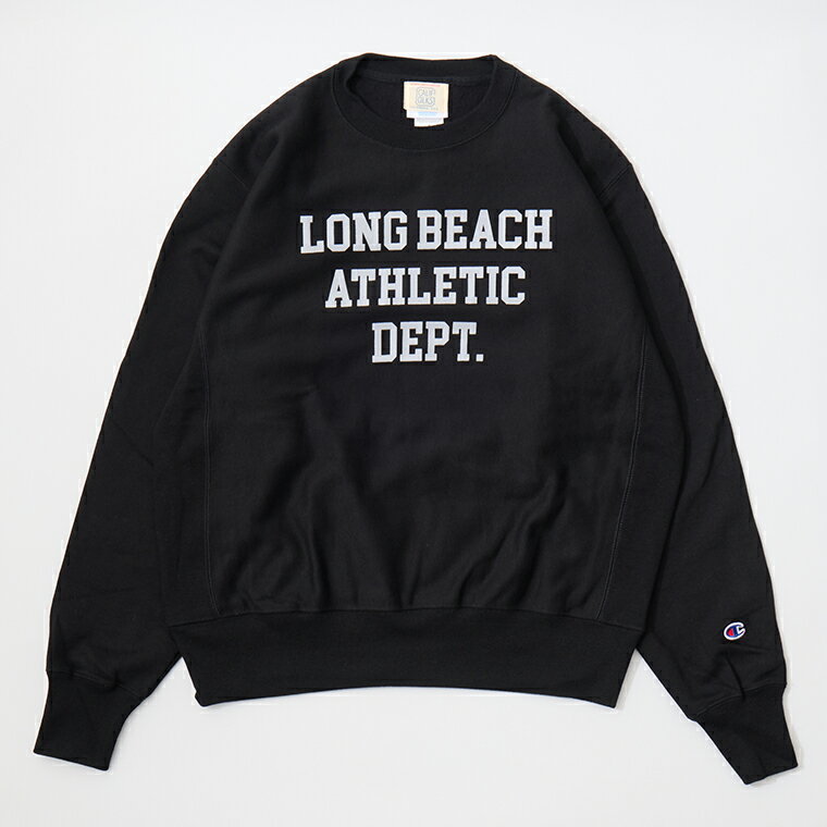Rakuten - CALIFOLKS (カリフォークス) CHAMPION REVERSE WEAVE CREW NECK SWEAT LONG BEACH - BLACK スウェット トレーナー メンズ’