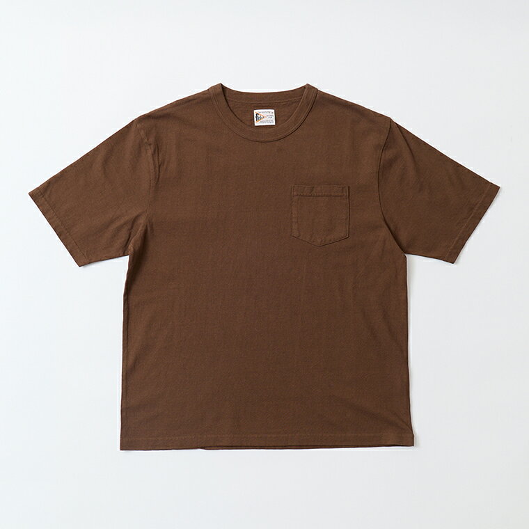 Rakuten - FELCO (フェルコ) S/S BINDER NECK POCKET TEE 7oz 16SINGLE RUFFY JERSEY - D.BROWN Tシャツ メンズ